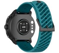RuenTech Cinturino per orologio da 22 mm, compatibile con Suunto Race 2/Race/Race S/Run/Vertical/9 Peak Pro/9 Peak/5 Peak, cinturino in silicone Sport Soft per Suunto Smart Watch Accessori