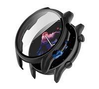 RuenTech Compatibile con Amazfit GTR 3, custodia ultra sottile in PC con pellicola protettiva temperata, protezione completa ai graffi, pellicola protettiva per display per Amazfit GTR3/GTR 3 Pro,