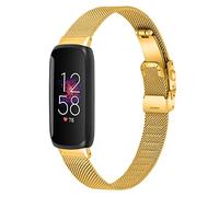 RuenTech Compatibile con cinturino Fitbit Inspire 3, cinturino di ricambio in acciaio inox e metallo per Fitbit Inspire 3 Tracker Donna/Uomo, Size L