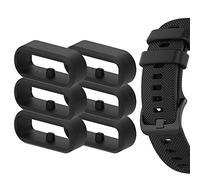 Ruentech compatibile con Garmin Vivomove/Vivomove Hr/Vivoactive 3 / Forerunner 645 / Forerunner 645 Music Bracciale in silicone con chiusura Ring Loop Hoop Clasp accessorio, 10pcs