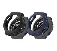 RuenTech Cover Compatibile con Amazfit Active Edge Protezione, Anti Macchia, Antigraffio, Antiurto Custodia Protettiva per Amazfit Active Edge A2212 Accessori (Nero+Blu)