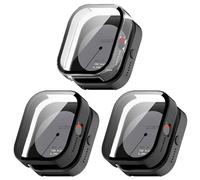 RuenTech Custodia compatibile con custodia protettiva CMF Watch Pro, con pellicola protettiva antigraffio, protezione rigida PC per CMF by Nothing Watch Pro (D395), accessorio smartwatch (confezione