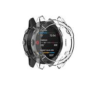 RuenTech Custodia compatibile con Garmin Fenix 6 Pro Saphir Sapphire Custodia Protettiva TPU Pellicola Protettiva Shell Schut (Chiaro)