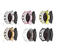 RuenTech Custodia compatibile con Garmin Forerunner 745, pellicola protettiva per display, in TPU, resistente ai graffi (colore 6)