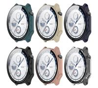 RuenTech Custodia compatibile con OnePlus Watch 2, con pellicola protettiva antigraffio, protezione rigida PC per Oppo Watch X Smartwatch Accessori (confezione da 6)