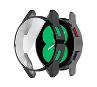 Ruentech Custodia compatibile con Samsung Galaxy Watch 4 40 mm 44 mm custodia protettiva flessibile TPU protezione totale antigraffio protezione schermo schermo custodia protettiva (non adatta a