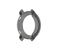 RuenTech - Custodia protettiva per Amazfit GTR da 47 mm, in morbido TPU, con telaio di protezione integrale (nero)