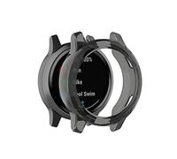 RuenTech Shell compatibile con Garmin Vivoactive 4, pellicola protettiva in TPU ultra sottile, custodia protettiva per display, accessorio (nero)