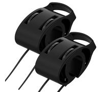 RuenTech Supporto manubrio bicicletta per Coros Pace 2/Pace 3/Vertix/Vertix 2/Vertix 2S/Apex/Apex Pro/Apex 2/Apex 2 Pro, set di supporto per bicicletta per orologi sportivi Coros GPS (nero+nero)