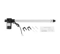 RUETERY Azionamento lineare 12 V 6000 N 500 mm, cilindro di sollevamento | 5 mm/s, interruttore finale in lega di alluminio, 2 staffe di montaggio, ≤ 48 dB, per sollevatore TV e tavolo elevatore