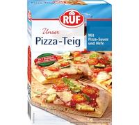 RUF Pasta per pizza vegana, miscela di base per pasta di lievito, miscela per salsa per pizza, adatta per la pietra per pizza, confezione da 1, 1 x 315 g
