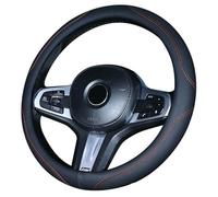 RUFD Coprivolante per Mercedes-Benz A-Klasse Hatchback W168 V168 W169 W176 W177, PU Classico Traspirante Non Slip Elastico protettore del Volante protettore da 15 Pollici,D Black Orange