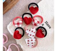 Rufevee 1. Accessori per Capelli per Bambini 6/8 pz/Set: Fasce Elastiche, Fasce per la Testa a Bolle, Fasce di Gomma, Cravatte per Capelli per Bambina, Graffi per Neonati