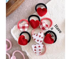 Rufevee 1. Accessori per Capelli per Bambini 6/8 pz/Set: Fasce Elastiche, Fasce per la Testa a Bolle, Fasce di Gomma, Cravatte per Capelli per Bambina, Graffi per Neonati