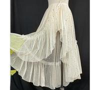 Ruffles Lolita Donna Rete Pizzo a Portafoglio Puro one piece Ragazza Shiny Tulle