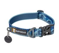 Ruffwear Collare Per Cani Crag Midnight Wave, Riflettente, Robusto, Sicuro