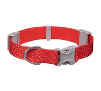 Ruffwear Confluence Collare per Cane Rosso Impermeabile Regolazioni Riflettente