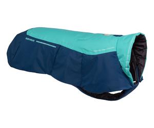 Ruffwear Vert Giacca Isolato Impermeabile Cane 05751-421 Aurora Verde Blu Nuovo