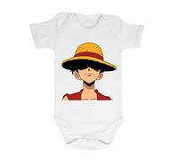 Ruffy Tute e Tutine, Bimbo Baby Ruffy One Monkey Anime Piece Zoro, Farbe2:Weiß_;Größe2:74