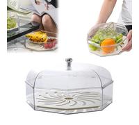 RUFJXKCHD Fruttiera con Coperchio, Coperchio per fruttiera per Tenere Fuori i moscerini della Frutta, Cestino per la Frutta con Coperchio, per Cibo Frutta Verdura Accessori da Cucina