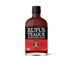 Rufus Teague Salsa BBQ Blazin’ Hot 432g - Salsa barbecue affumicata e piccante al peperoncino - Per alette, costine e hamburger - Regalo speziato uomo