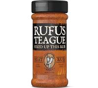 Rufus Teague Spicy Meat Rub 184g - Rub BBQ piccante per carne - Mix speziato affumicato per brisket, pulled pork e griglia - Idea regalo per uomo amante del BBQ