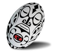 RUGBIER - Pallone da allenamento per rugby - Taglia 5 Training - Alta gamma - Allenamento e gioco - Categorie maschili e squadre senior - Maori Face