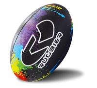 RUGBIER - Pallone da allenamento per rugby - Taglia 5 Training - Alta gamma - Allenamento e gioco - Categorie maschili e attrezzature senior - Multicolori