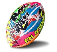 RUGBIER Pallone da rugby per ragazzi e ragazze T3 - Pallone da scuola - Iniziazione e allenamento - Design esclusivo - Modello Best Rugby