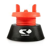 RUGBIER | Tee da Rugby Regolabile Professionale - Supporto Calci Altezza Regolabile Trasformazioni e Piazzati - Base Pallone da Rugby Alta Stabilità - Accessorio Allenamento e Partita - Rosso/Nero