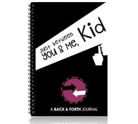 RUGBOL Just Between You And Me Kid, Kids Journal Happy Self Journal 3-6confident Me Journal Big Life Journal per bambini 7-10 (nero)