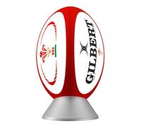 Rugby Ball Light Wales Globall - Lampada notturna per adulti e bambini, con licenza ufficiale WRU e Gilbert, regalo di rugby per uomini e donne, lampade fantastiche per camera da letto, luce da