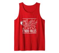 Rugby Drago Gallese di San David per Orgogliosi Gallesi Canotta