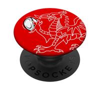 Rugby Drago Gallese di San David per Orgogliosi Gallesi PopSockets PopGrip Adesivo