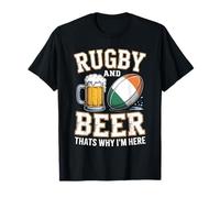 Rugby e Birra Ecco perché Sono Qui I Fan del Rugby con Maglietta