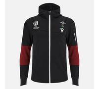 RUGBY GALLES - FELPA CAPPUCCIO ZIP ZANZIBAR - MACRON - RWC 2023