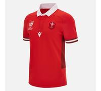 RUGBY GALLES - MAGLIA GARA BODY FIT HOME - MACRON - RWC 2023