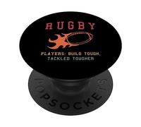 Rugby: Giocatori: Costruisci duro, affrontato più duro PopSockets PopGrip Adesivo