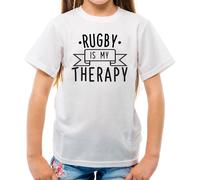 Rugby Is My Therapy - T-Shirt - League Union Nazionali 6 Sei England Love