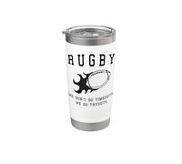 Rugby: Non facciamo timeout, facciamo prove Bicchiere termico in acciaio inox doppia parete