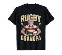 Rugby Nonno Partita Calcio D Inizio Giocatore Tifoso Maglietta