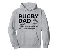 Rugby Papà Definizione Felpa con Cappuccio