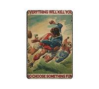 Rugby Scegli qualcosa di divertente Poster vintage Targa in metallo Targa in metallo Targa da parete Decor Retro Pittura in ferro Targa in alluminio per decorazioni per la casa Bar Negozio Uomini Grot