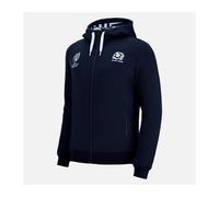 RUGBY SCOZIA - FELPA CAPPUCCIO COUNTRY ZIP COTONE - MACRON - RWC 2023