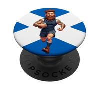Rugby scozzese barbuto, tatuato e senza paura PopSockets PopGrip Adesivo