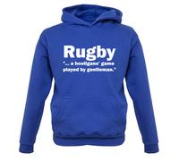 Rugby Un Hooligan's Gioco - Bambini Felpa Definizione Union League SPORTS Funny