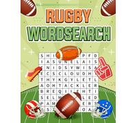 Rugby Wordsearch book | Seniors, adults and kids | Sports puzzle fun! | 8.5 x 11 size