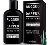 RUGGED & DAPPER Scrub esfoliante e detergente viso per uomo 237 ml