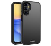 ACCEZZ Rugged Frosted Backcover COVER per Samsung Samsung Galaxy A15 (4G)/Samsung Galaxy A15 (5G), Nero