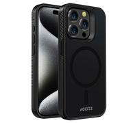 ACCEZZ Protettiva SH00065431 Custodia per Apple iPhone 15 Pro Max, Nero